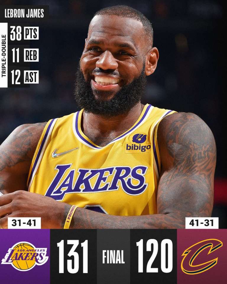 Lebron James Torna A Cleveland E Trascina I Lakers Al Successo Sportando