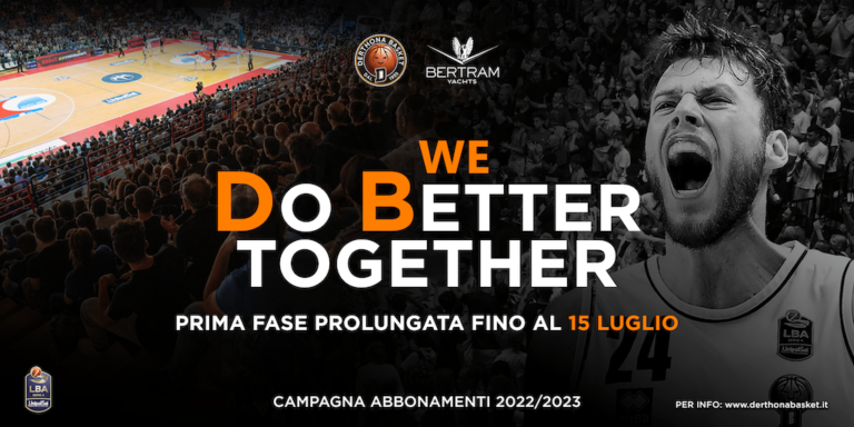 Derthona We Do Better Together Prolungata Fino Al La Prima Fase