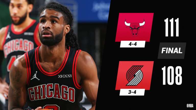 Portland fa e disfa: Chicago rimonta da -20 e vince in volata