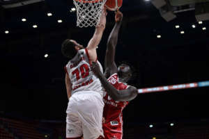 L’Olimpia Milano risolve in fretta la pratica Reggiana: Punter e LeDay per una gara mai iniziata