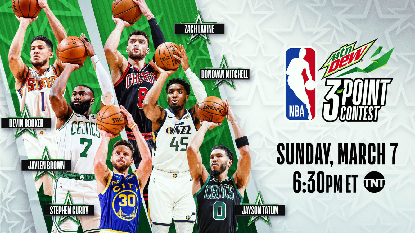 Annunciati i partecipanti del 3-point contest