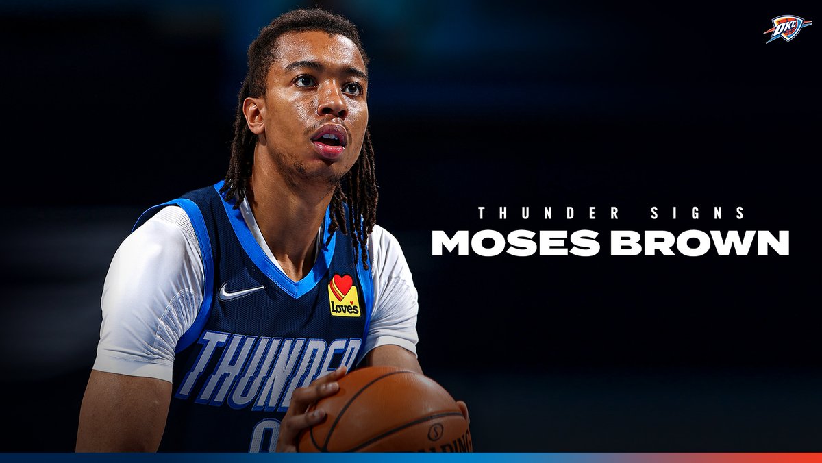 Thunder Signs Moses Brown to MultiYear Contract Sportando