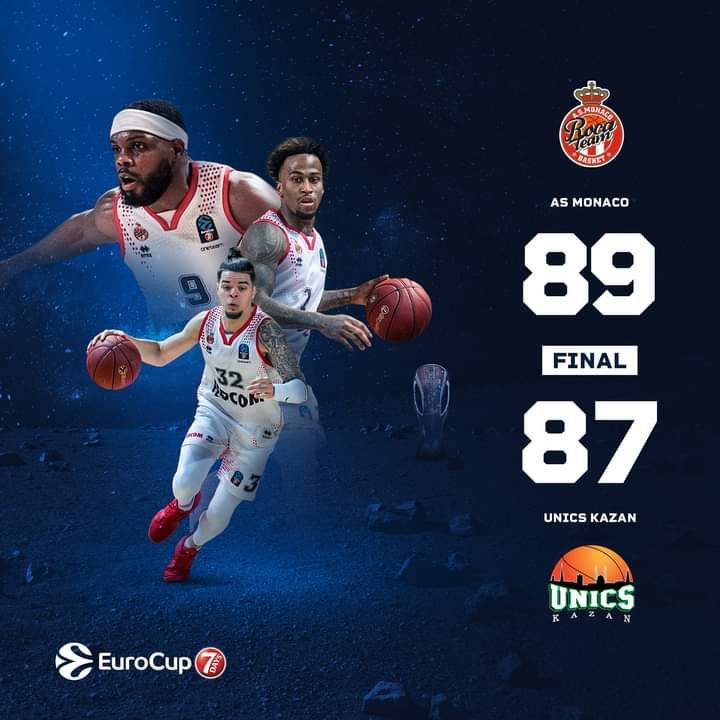 Monaco steals Game 1 from UNICS Kazan in Eurocup Finals Sportando