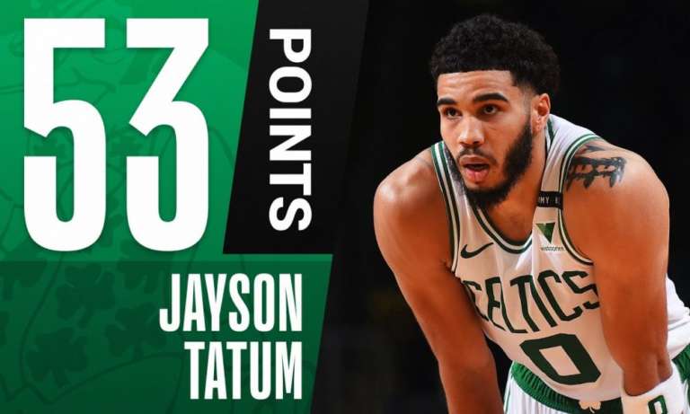 Jayson Tatum Drops Career-high 53 Points Game - Sportando