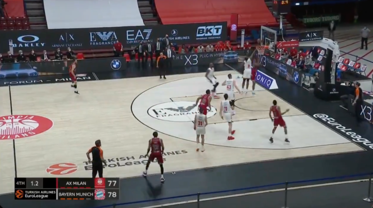 Zach LeDay hits game winning buzzer beater in Milano-Bayern Game 1