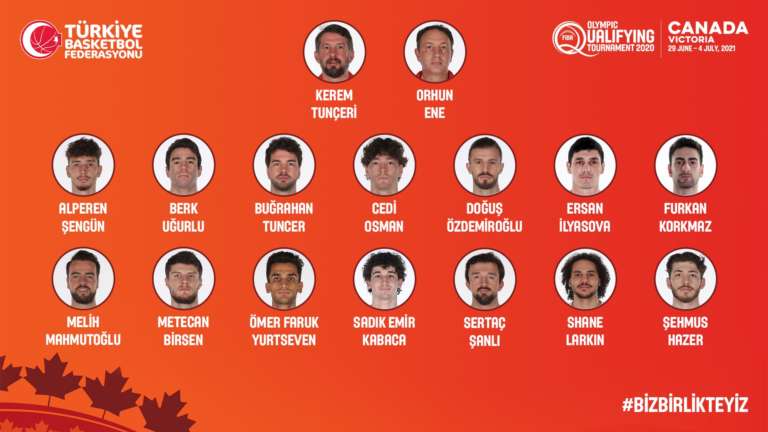 Turkey announces 14-players roster for OQT