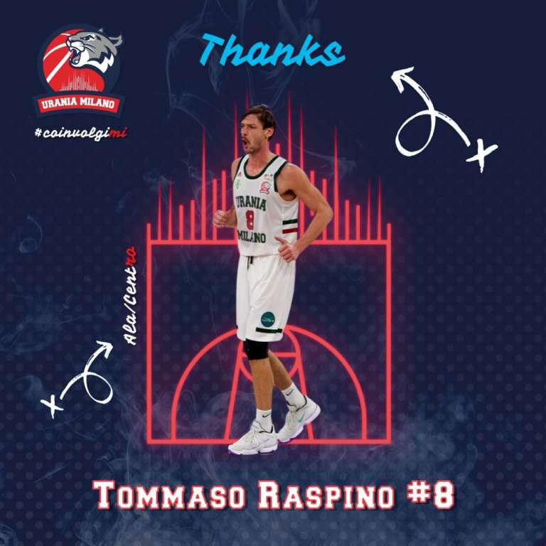 Tommaso Raspino e l’Urania si separano