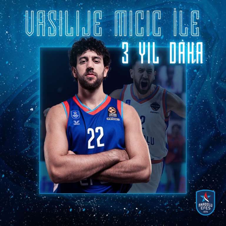 Anadolu Efes Istanbul Signs MVP Vasilije Micic To Multi-year Contract ...