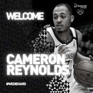 Cameron Reynolds è un giocatore della Dolomiti Energia Trentino