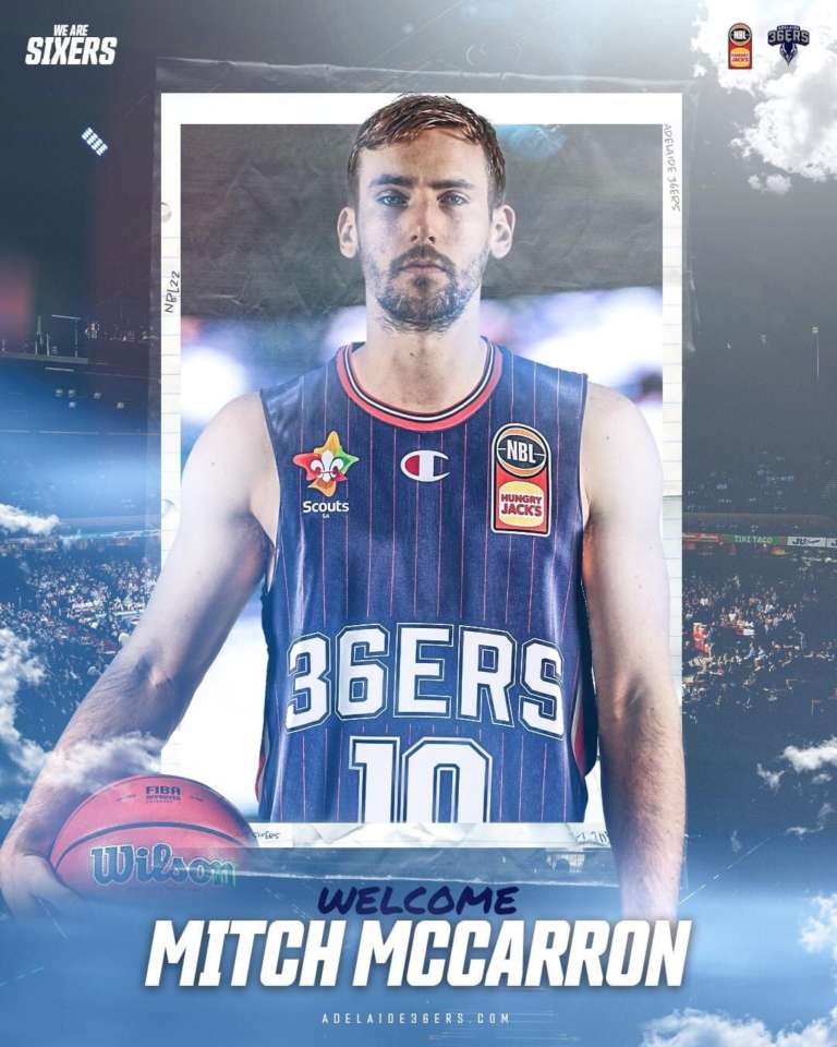 Mitch McCarron firma agli Adelaide 36ers