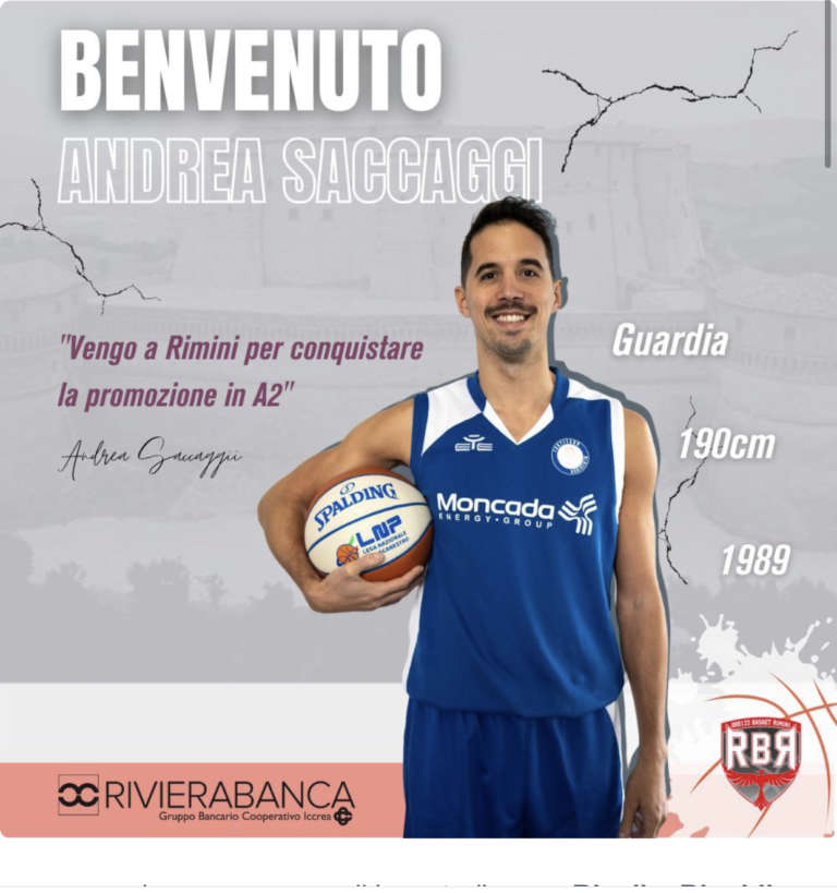 Andrea Saccaggi firma a Rimini
