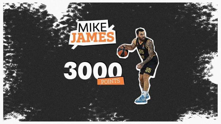 Mike James è il secondo giocatore più veloce a raggiungere i 3000 punti in Eurolega