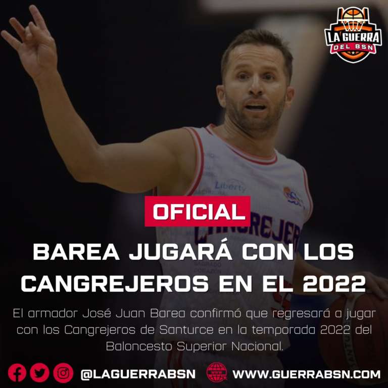 JJ Barea to join Cangrejeros de Santurce
