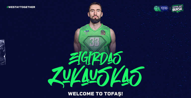 Tofas Bursa sign Lithuanian forward Eigirdas Zukauskas