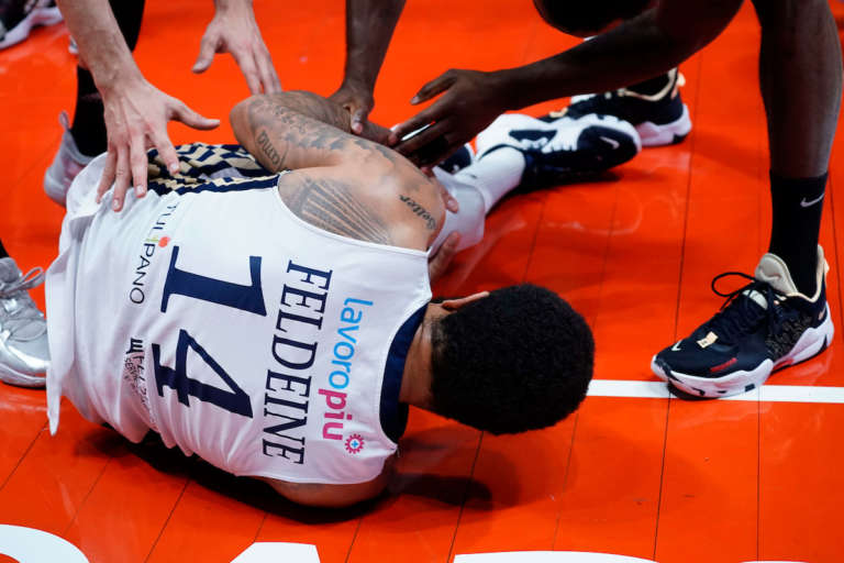 Fortitudo’s James Feldeine done for season with left patellar tendone rupture