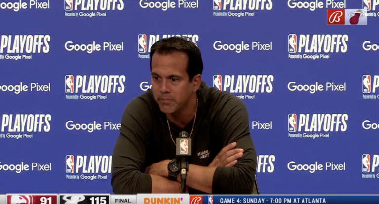 Erik Spoelstra: E’ solo una partita. Ogni gara è diversa, i nostri veterani lo sanno