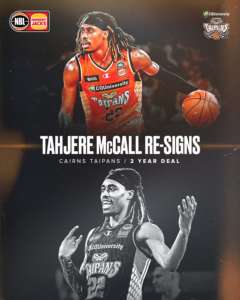 Cairns Taipans, confermato Tahjere McCall