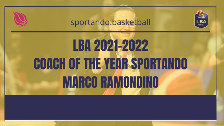 Serie A 2021-2022 | Coach of the Year Sportando | Marco Ramondino, Bertram Derthona