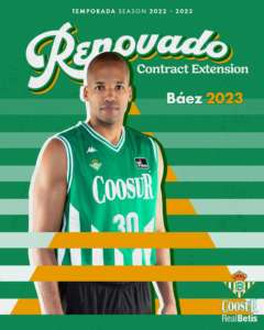Eulis Baez re-signs with Coosur Real Betis