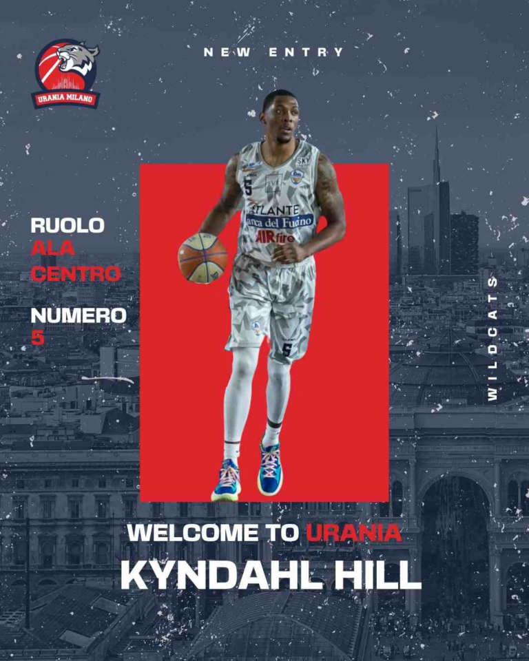 Urania Milano firma Kyndahl Hill