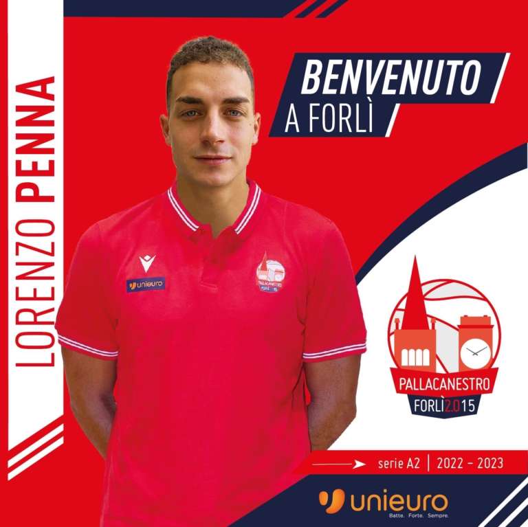Pallacanestro 2.015 Forlì, ingaggiato Lorenzo Penna