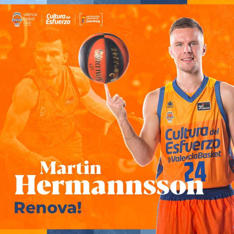 Martin Hermannsson will remain with Valencia Basket for two more seasons