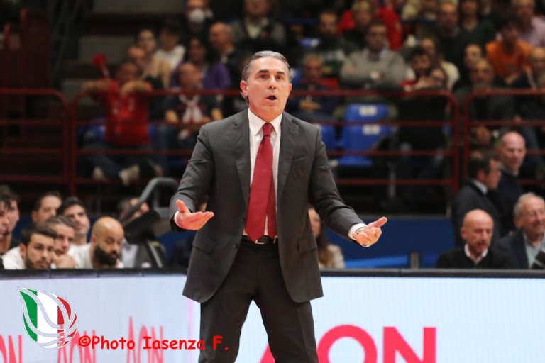 Sergio Scariolo: Credo che i punteggi dell’Olimpia quarto per quarto spieghino perché abbiamo vinto