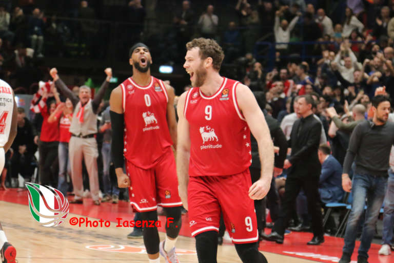 Olimpia Milano-Stella Rossa, Melli e Datome al lavoro con i compagni