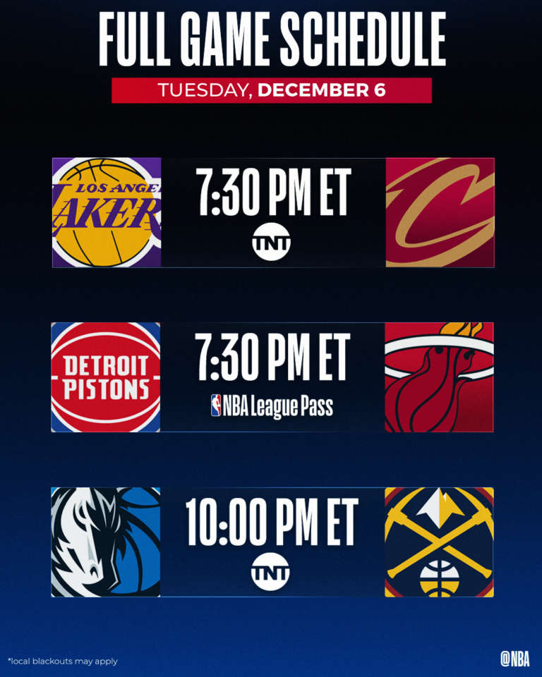 NBA Live | Tre sfide in programma, LeBron di scena a Cleveland