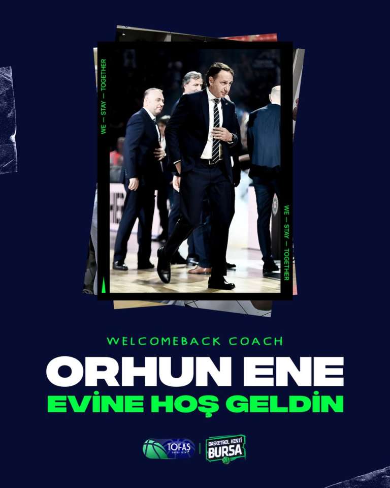 Tofas officially signs Orhun Ene as new head coach