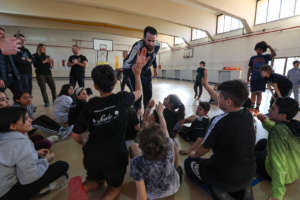Gigi Datome all’Istituto Arcadia dà il via alla seconda fase del progetto One Team