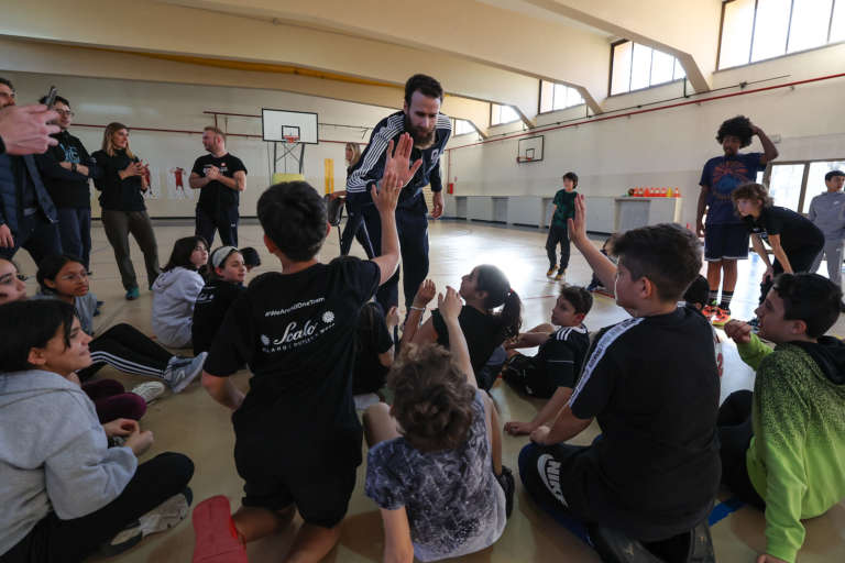 Gigi Datome all’Istituto Arcadia dà il via alla seconda fase del progetto One Team