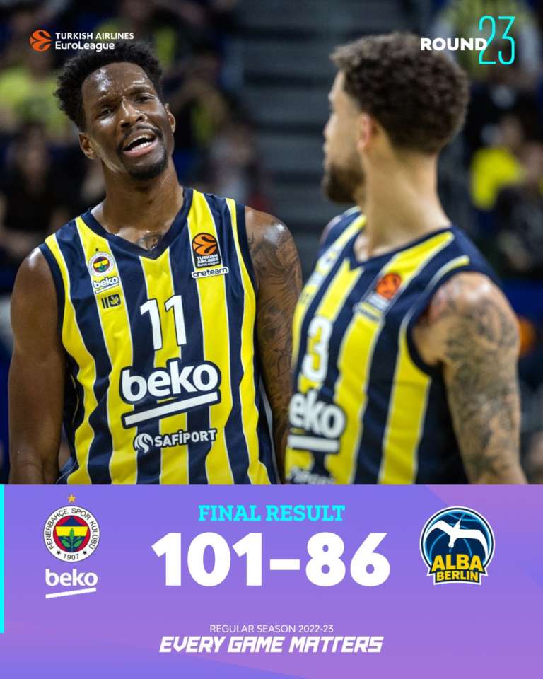 Il Fenerbahce vince la sfida degli attacchi contro l’ALBA