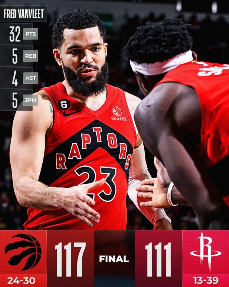 Toronto torna a vincere passando a Houston
