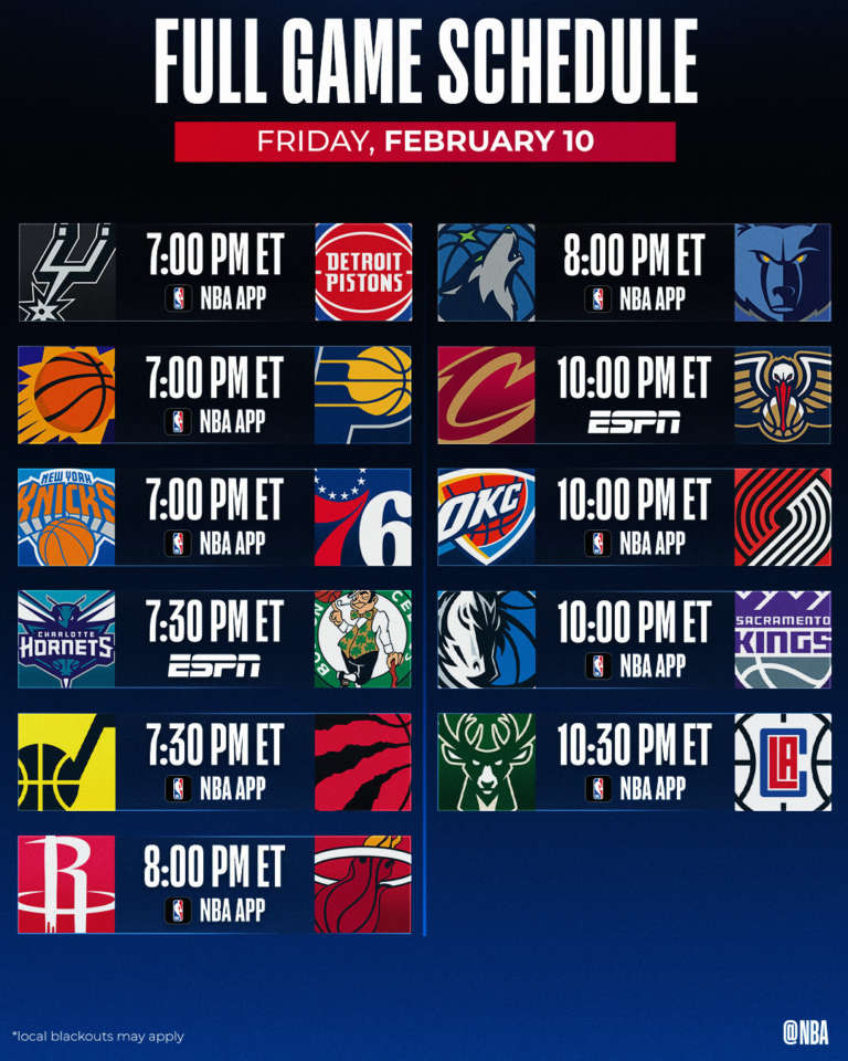 NBA Live | Undici partite in programma, Bucks per la decima di fila