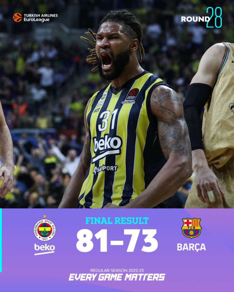 Super Fenerbahce, rimonta da -17 e successo