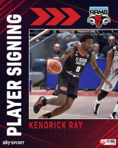Canterbury Rams announced an agreement with Kendrick Ray