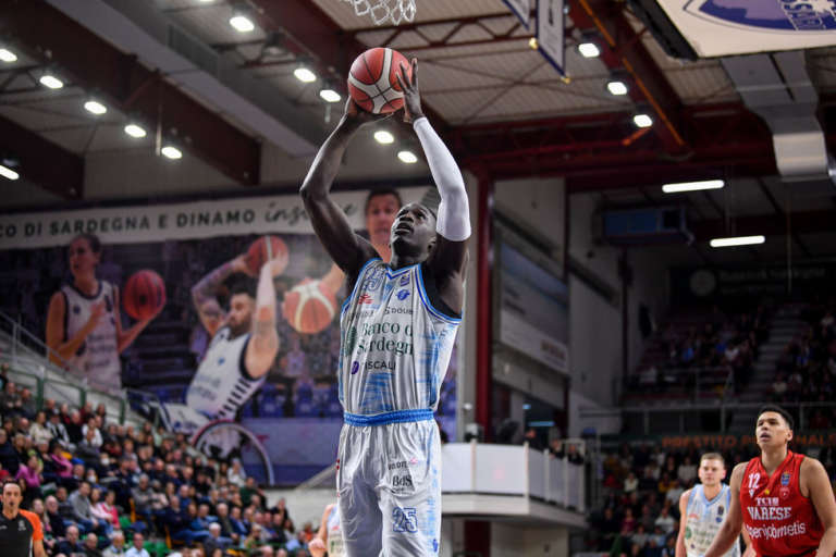 Dinamo Sassari, Ousmane Diop ritocca due massimi in carriera