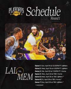 Lakers, parla LeBron James: Noi sfavoriti con i Grizzlies? Nei Playoffs partono tutti da 0-0…
