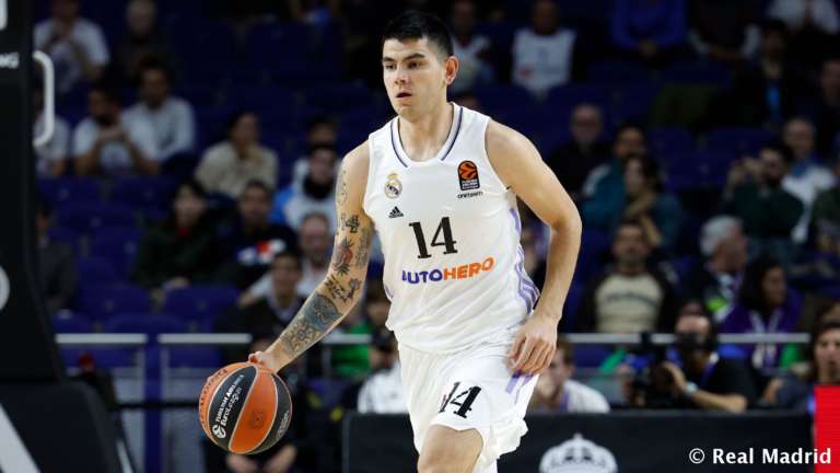 Real Madrid’s Gabriel Deck suffered a rupture of the internal collateral ligament