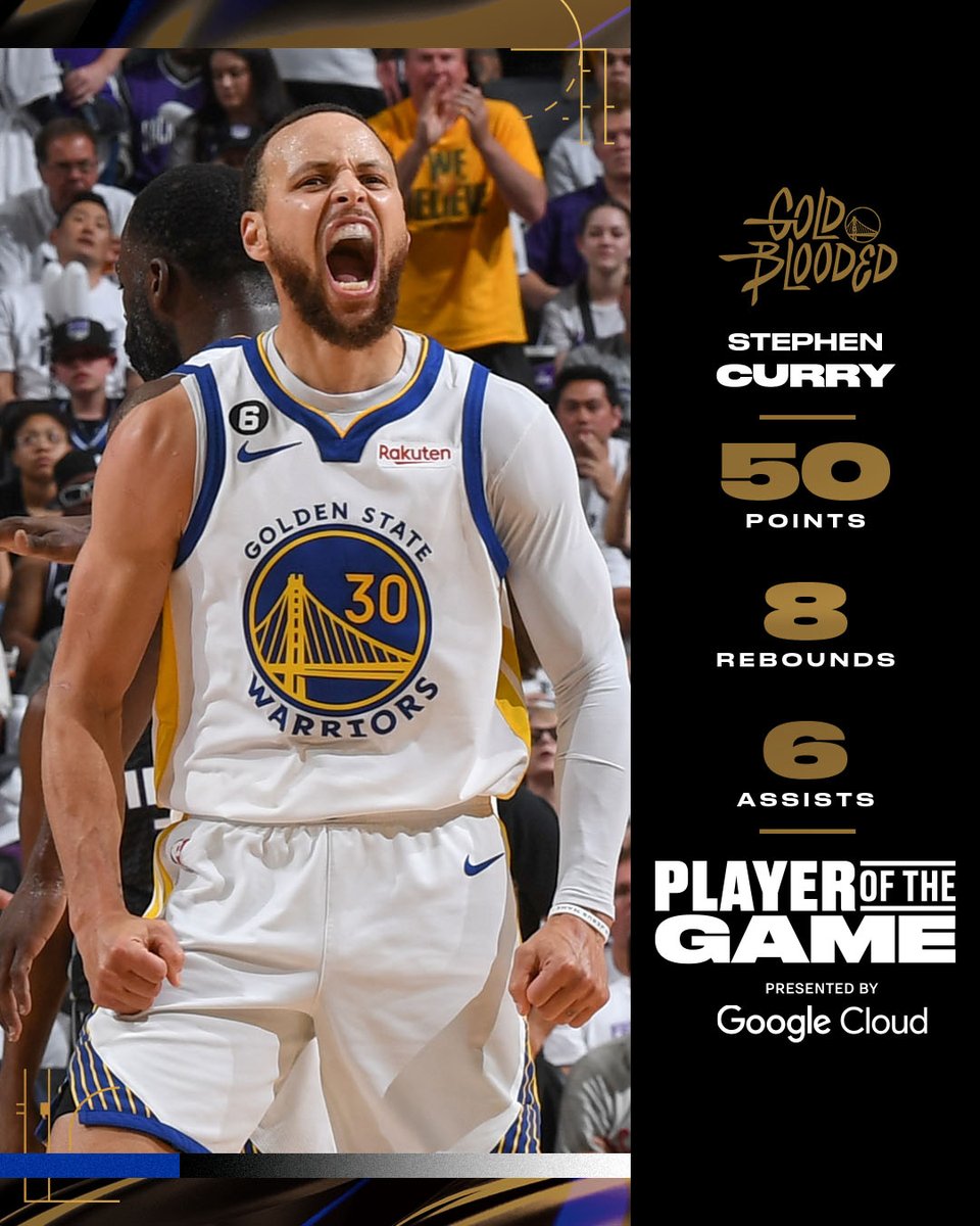 Stephen Curry sets Game 7 record with 50 points vs. Kings Sportando