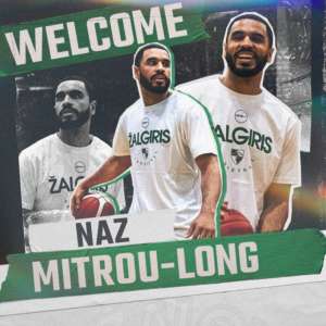 Naz Mitrou-Long, accordo 1+1 con lo Zalgiris Kaunas
