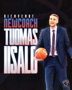 Paris Basketball, panchina a Tuomas Iisalo