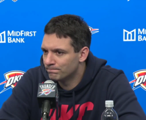 Oklahoma City Thunder, coach Daigneault: “Vogliamo migliorare durante le serie”