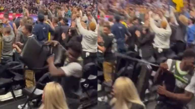 Anthony Edwards fined $50K for recklessly swinging a chair after playoff game