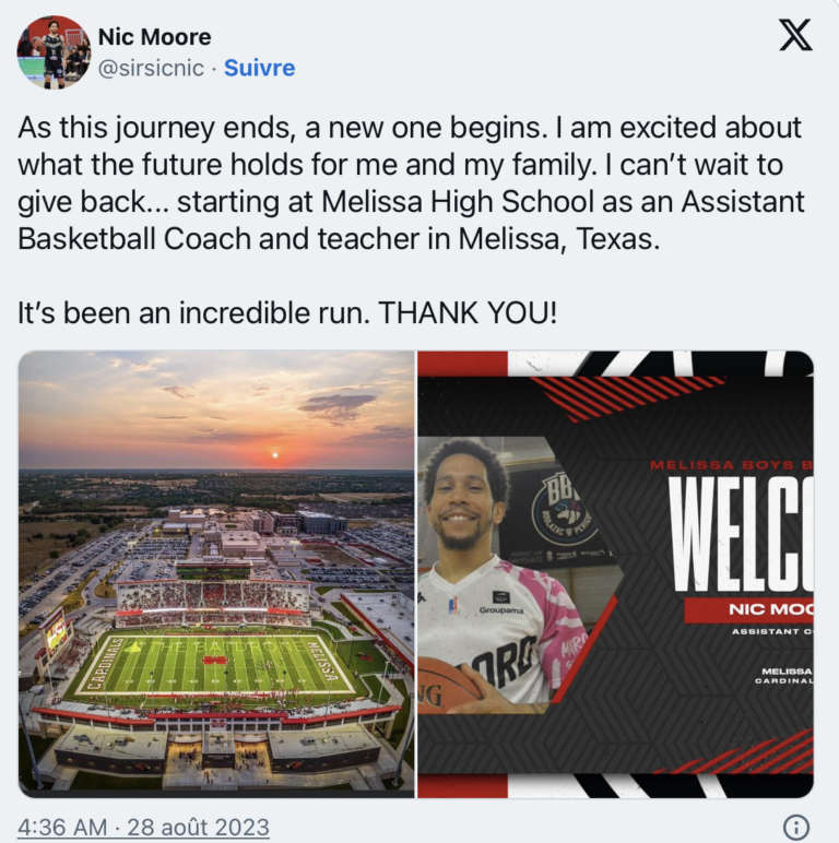 Nic Moore retires at 30