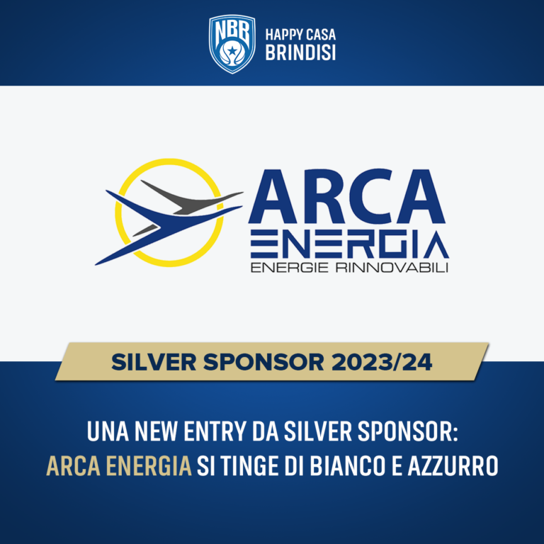 Arca Energia nuovo Silver Sponsor Happy Casa Brindisi