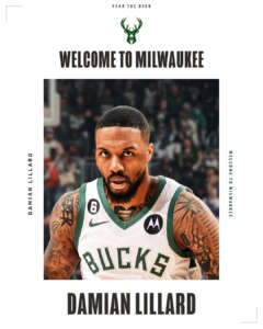 Milwaukee Bucks, ufficiale l’arrivo di Damian Lillard