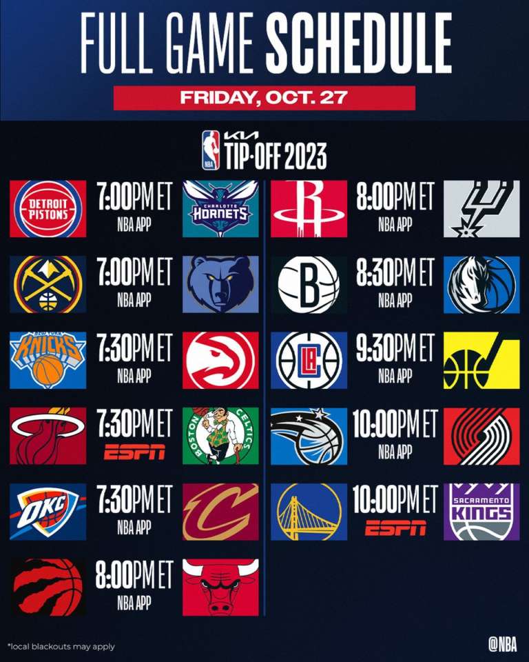 NBA Live | 11 partite con due rematch dei Playoff 2023