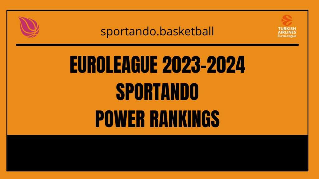 Sportando EuroLeague Power Rankings